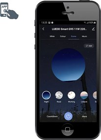 Sada 3 inteligentných LED žiaroviek E27 A60 matná RGBW 8,5W 806lm 2700K