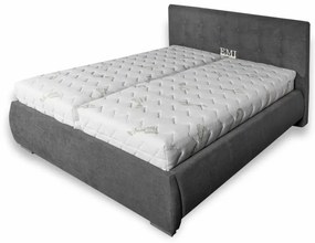 Posteľ čalúnená Aria + lamelový rošt + matrac EMI