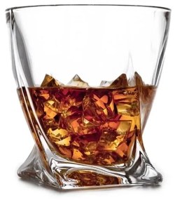 Bohemia Crystal Poháre na whisky Quadro 2K936/0/99A44/340ml ( set po 6