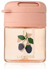 LIEWOOD Detská fľaša so slamkou Pavia Berry 280 ml