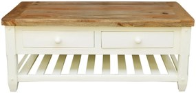 furniture-nabytek.cz - Konferenčný stolík rustikálny z dreva mango 110x45x60
