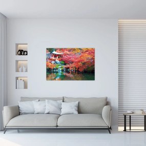 Obraz - Orientálna krajina (90x60 cm)