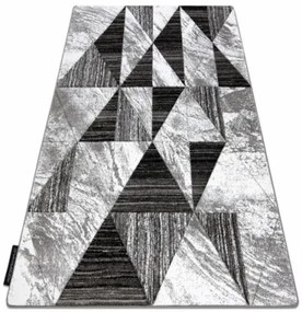 Koberec ALTER Nano Trojuholníky sivý