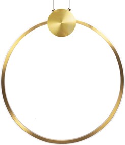 Toolight Toolight, LED stropné svietidlo 40cm 17W 4000K APP1397-CP, zlatá matná, OSW-00955