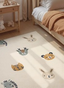 Koberec Hanse Home ADVENTURES TINY ZOO krémový