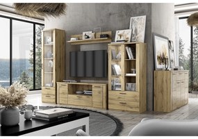 TV stolík DORSI 2D1S/180, dub Navarra