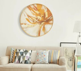Nástenné hodiny Glass Toply 80 cm viacfarebné/zlaté