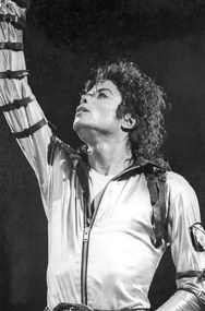 Umelecká fotografie Michael Jackson on stage in Nice, French Riviera, August 1988, ., (26.7 x 40 cm)