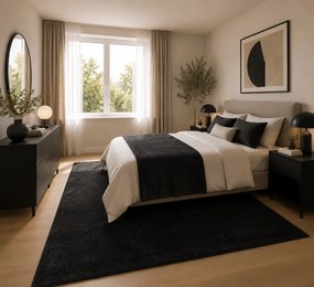 Ayyildiz, Kusový koberec Ata 7000 anthracite, 60x100, šedá, obývacia izba