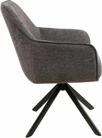 SI Stolička Notti Brego tmavo šedá