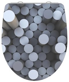 Schütte WC doska so spomaľujúcim mechanizmom (krúžky)  (100253145)