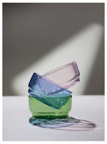 Modré sklenené misky v súprave 2 ks 500 ml Torino – Lyngby Glas