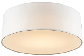 Stropné svietidlo biele 30 cm vrátane LED - Drum LED