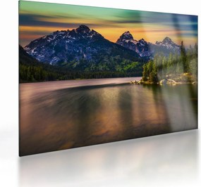 Sklenený obraz - Národný park Grand Teton (70x50 cm)