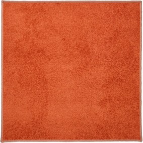 Kusový koberec Eton terra štvorec, 400x400, oranžová, obývacia izba, AladinWorld Expres