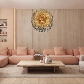 Krištáľový luster na lanku 24xG9/40W/230V zlatá