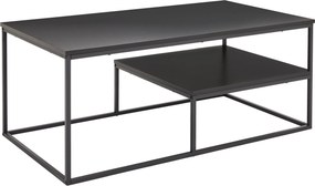 XXXLutz KONFERENČNÝ STOLÍK, čierna, kov, kompozitné drevo, 110/60/45 cm MID.YOU - Stolíky do obývačky - 002798019803