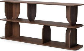 Regál Loocky 74 cm ořech Warmia