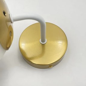 Brilagi - Nástenná lampa MALIVA 1xE14/15W/230V zlatá/biela