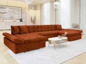 Rozkladacia rohová sedačka Agata, Dostupné poťahy: ekokoža Soft 011 + Lux 06 + Lux 5