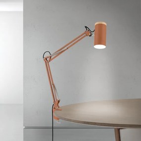 Orion - Stolná lampa so svorkou GILI 1xE27/40W/230V tehlová