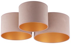 Duolla - Stropné svietidlo ROLLER TRIO 3xE27/60W/230V hnedá