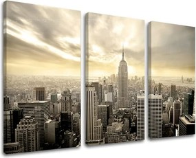 Obraz na stenu 3 dielny MESTO ME034E30 - 60x40 cm