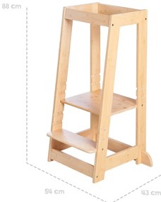 Bambusová učiaca veža v prírodnej farbe – Roba