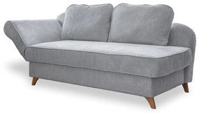 Svetlosivá menčestrová leňoška (ľavý roh) Chic Charlotte – Miuform