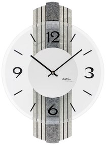 Moderné nástenné hodiny AMS 9675