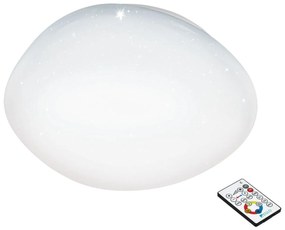 EGLO Moderné stropné LED svietidlo SILERAS, 34W, studená biela, 60cm, okrúhle