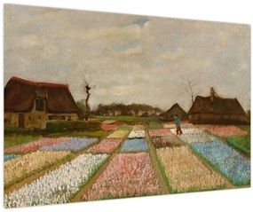 Obraz - Vincent van Gogh, Flower Beds in Holland, reprodukcia (90x60 cm)