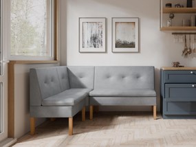 Rohová lavica Paryd 140x200 (sivá). Akcia -20%. Vlastná spoľahlivá doprava až k Vám domov. 1129778