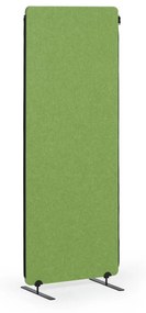 Akustický paraván, deliaca stena 160 x 60 cm, 3 ks v balení, 100% polyester, spojiteľná na zips, zelená
