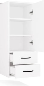 Horná závesná kúpeľňová skrinka Nina II 35 cm biela