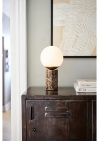 Nordlux - Stolná lampa LILLY 1xE14/25W/230V mramor/hnedá