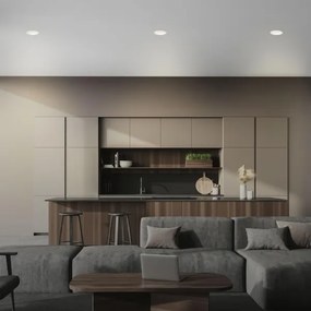 Brilo - SADA 3x Kúpeľňové podhľadové svietidlo 1xGU10/9W/230V IP23 biela