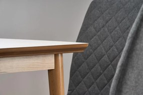 Jídelní rozkládací stůl Bare 90/190 cm bílý