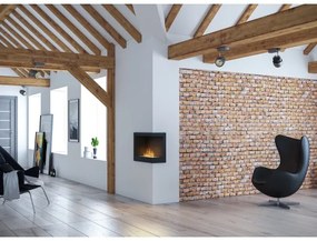 InFire - Rohový BIO krb 45x60 cm 3kW čierna