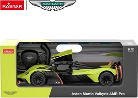Diaľkovo ovládané auto Aston Martin Valkyrie AMR Pro R/C 1:14 zelené Rastar