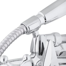 Vaňová batéria RETRO ZAPE so sprchou - chrómová