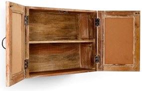 furniture-nabytek.cz - Masívna kúpeľňová zrkadlová skrinka Blue Lagoon z mangového dreva, lakovaná, farebná – 70×23×50 cm