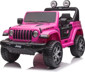 LEAN CARS Batéria pre vozidlo Jeep Wrangler Rubicon DK-JWR555 Pink