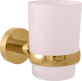 Slezák - RAV Držiak na kefky sklenený COLORADO - COA0201ZK, Zlatá brúsená
