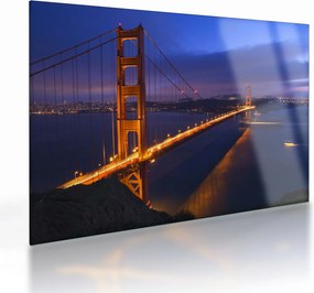 Sklenený obraz - Golden Gate Bridge (70x50 cm)
