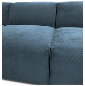 Modrá menčestrová rohová pohovka (ľavý roh) Sting – Scandic