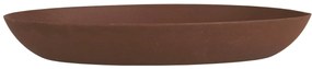 Ib Laursen Kovový svietnik / tácka Antique Brown 15 cm