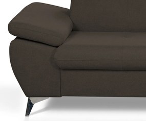 Trojsedák Gisele, tmavo hnedá espresso látka