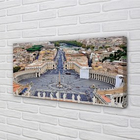 Obraz na plátne Rome Vatican square panorama 120x60 cm