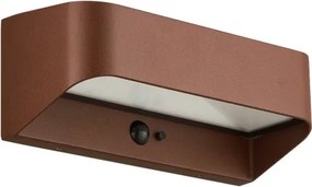 Nordlux - LED solárne svietidlo so senzorom MARCELLIO LED/5W/5V IP54 hnedá
